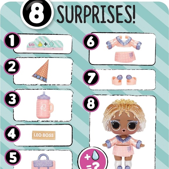 LOL Surprise 8 piece toy set - Picture 4 of 6